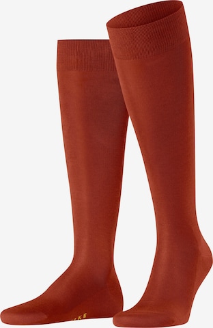FALKE Knee High Socks 'Tiago' in Red: front