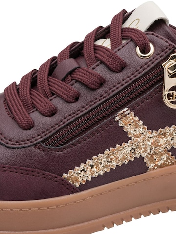 MARCO TOZZI Sneakers laag in Rood