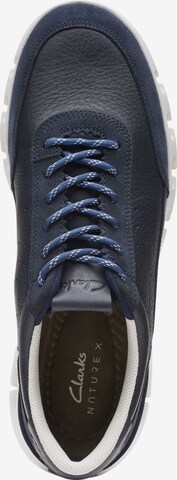 CLARKS Veterschoen in Blauw