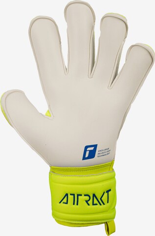 REUSCH Athletic Gloves 'Attrakt' in Yellow