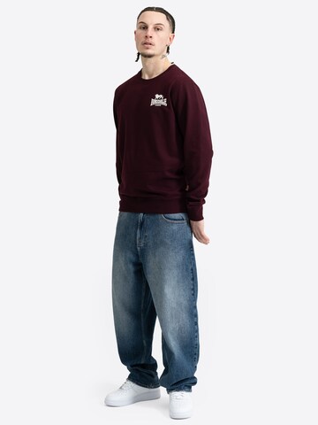 LONSDALE Sweatshirt 'LONGRIDGE' in Rood
