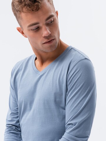 Ombre Shirt 'L136' in Blau