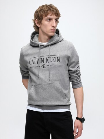 Calvin Klein Jeans Mikina – šedá