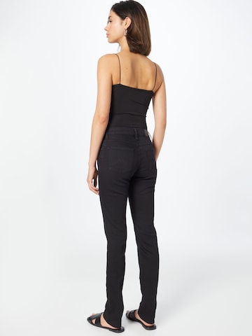 MUSTANG Slimfit Jeans 'Rebecca' in Schwarz