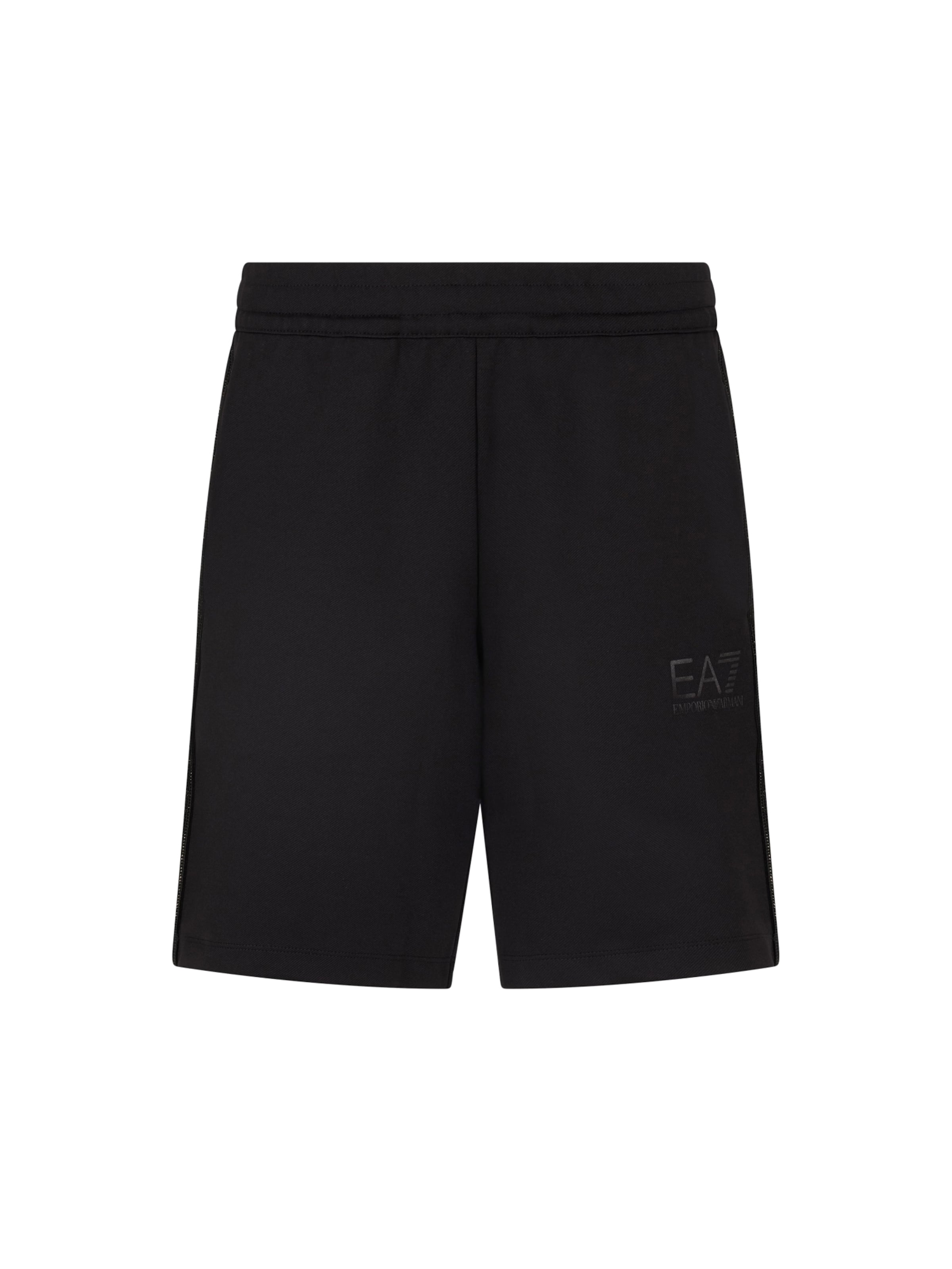 regular Pantaloni di EA7 Emporio Armani in nero: frontale