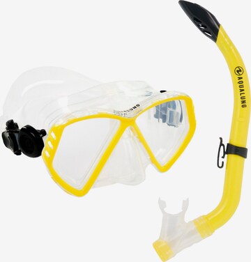 Aqua Lung Sport Set 'Cub Combo' in Yellow: front