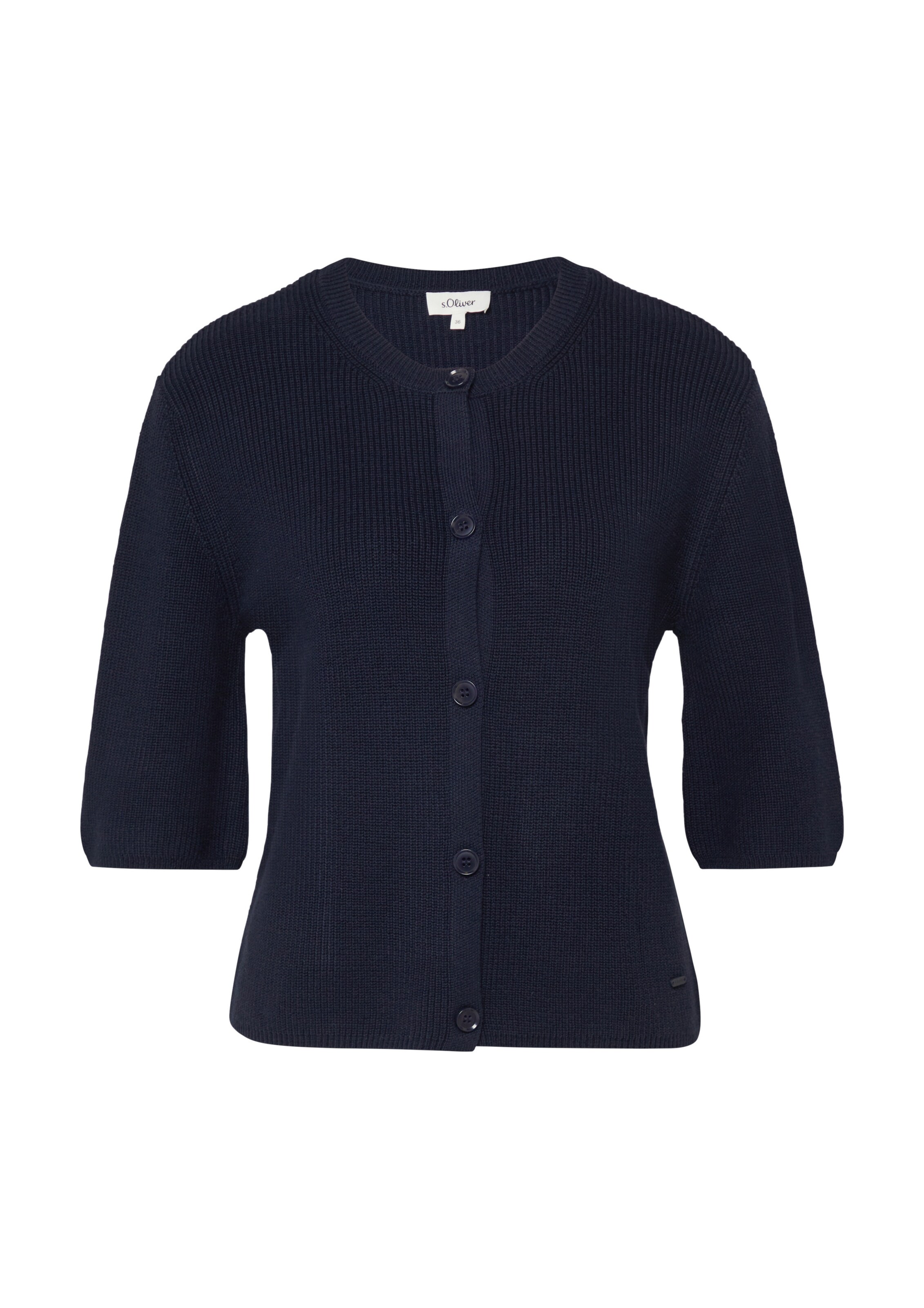 Cardigan s.Oliver Red Label Plus en bleu : devant