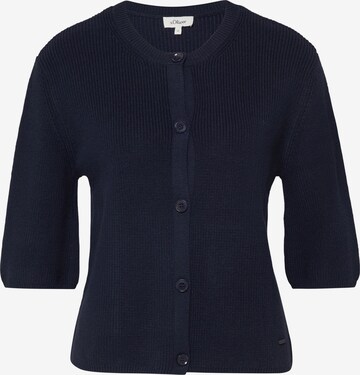 Cardigan s.Oliver Red Label Plus en bleu : devant