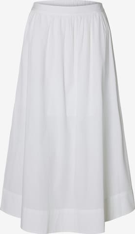 balta SELECTED Sijonas 'SLFBLair': priekis