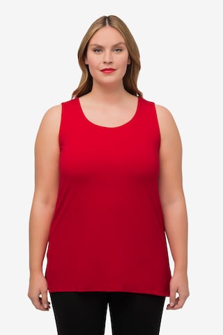 Tops en tricot Ulla Popken en rouge : devant