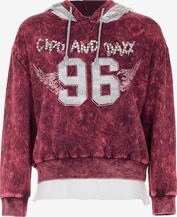 CIPO & BAXX Sweatshirt in Gemengde kleuren: voorkant