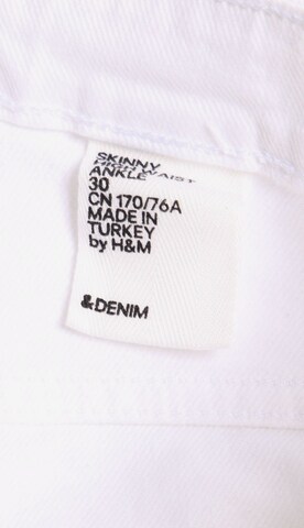 H&M Skinny-Jeans 30 in Weiß