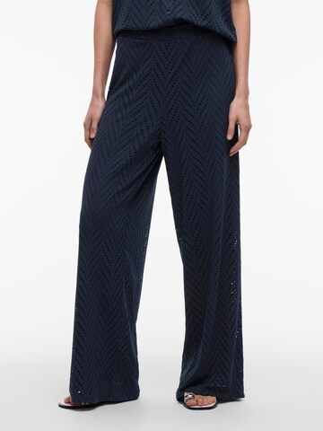 Wide Leg Pantalon 'VIDelaia' VILA en bleu : devant