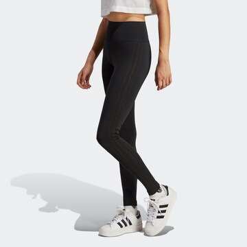Skinny Leggings 'Adicolor Classics' ADIDAS ORIGINALS en noir : devant