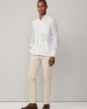 Coupe regular Chemise Hackett London en blanc