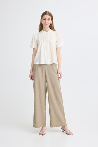 ICHI Blouse in Beige