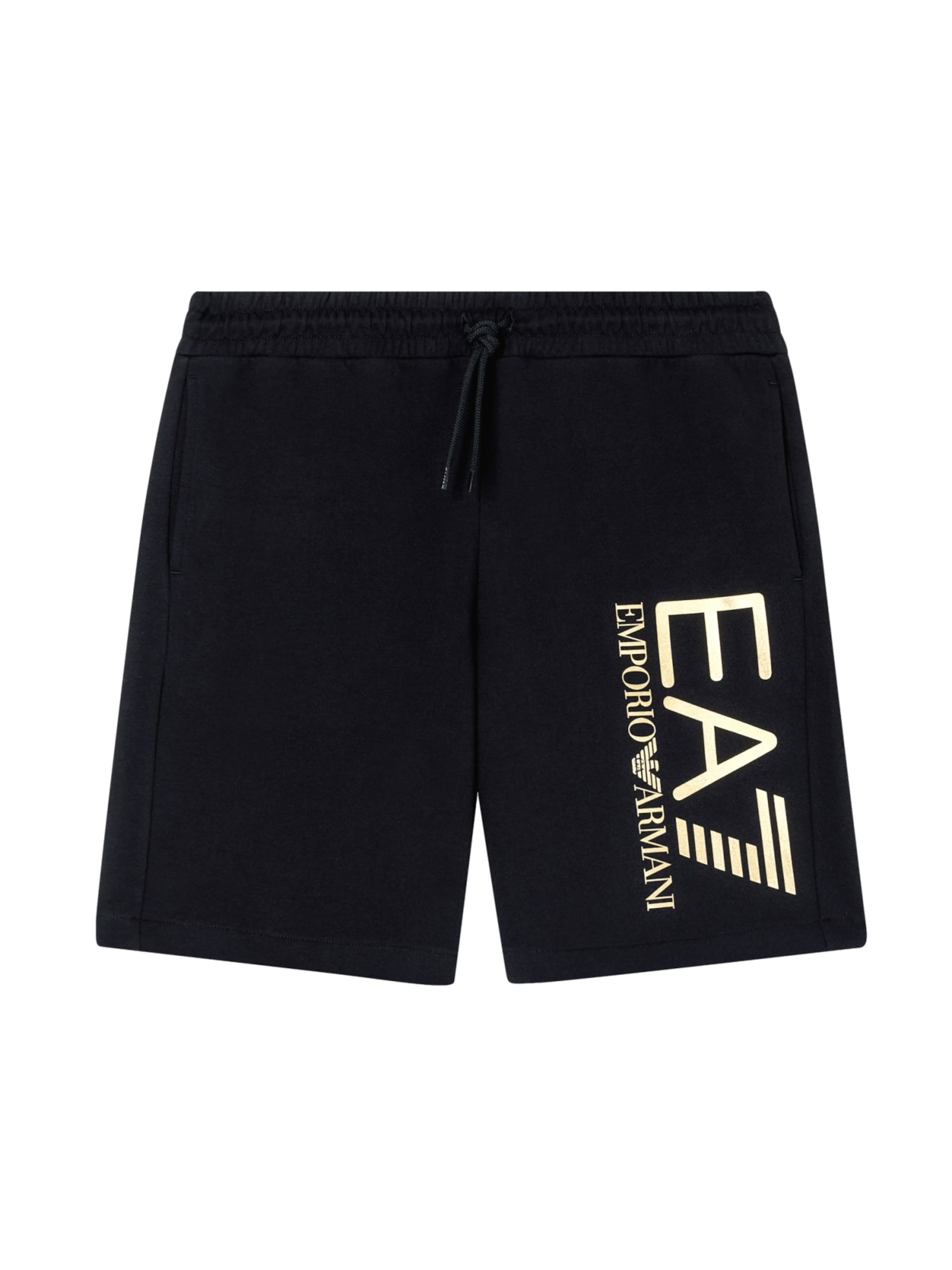 EA7 Emporio Armani Shorts in schwarz, Produktansicht