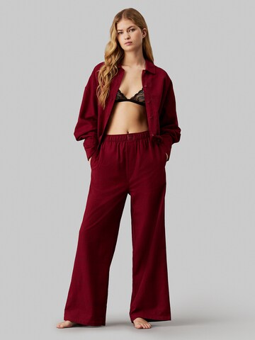 Calvin Klein Underwear Pyjamahose in Rot