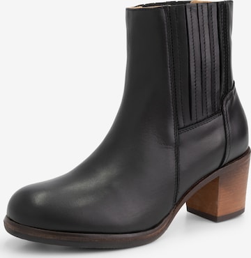 Mysa Chelsea boots 'Pentas' in Zwart: voorkant