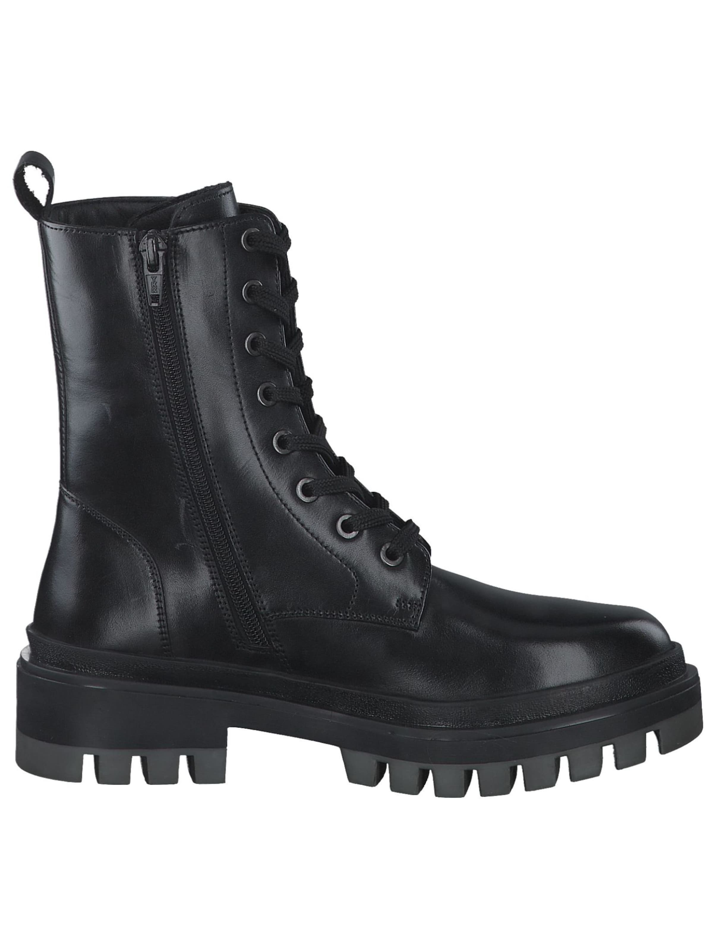 Bottines à lacets s.Oliver en noir