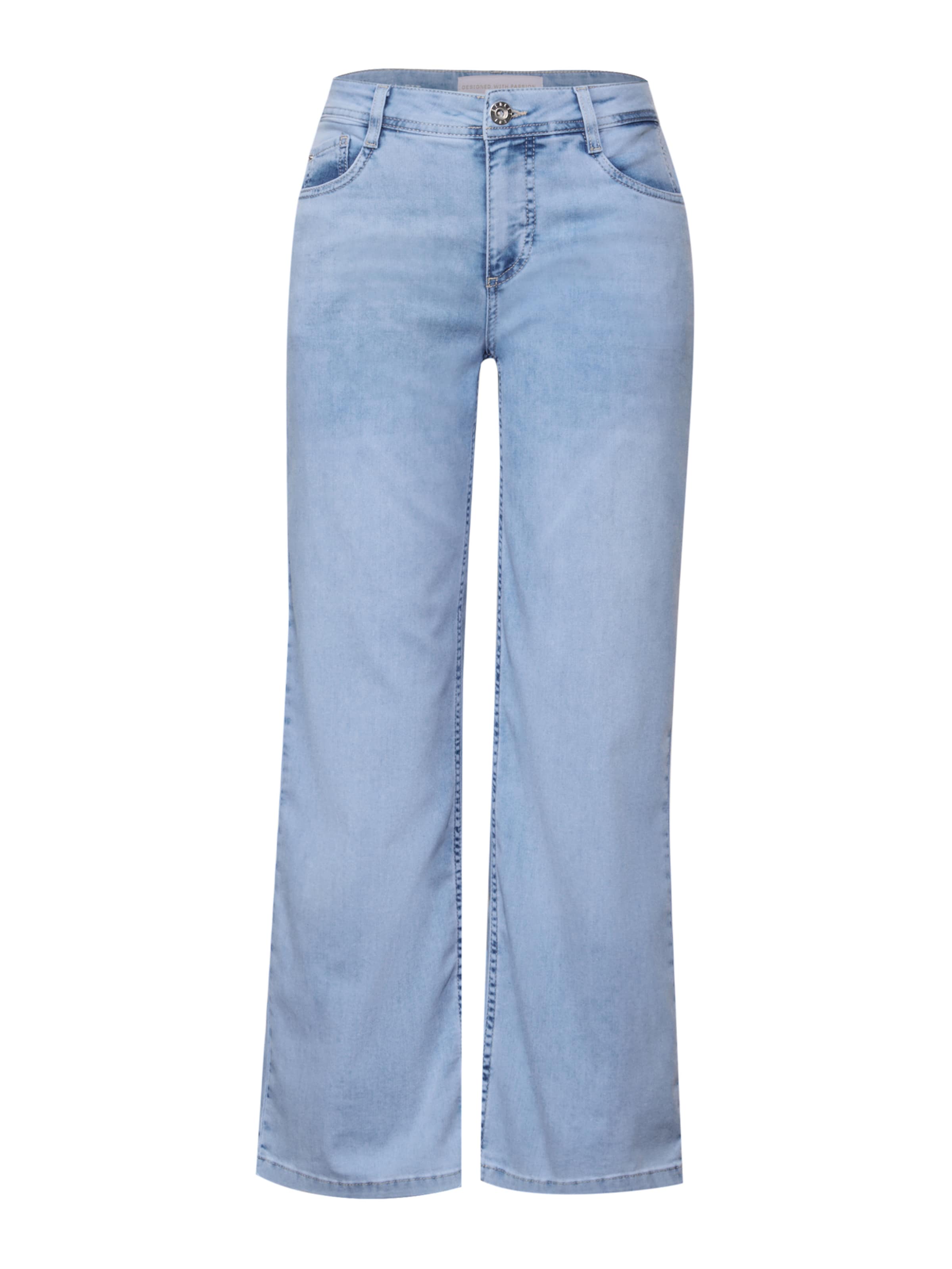 STREET ONE Wide leg Jeans in Blue: front