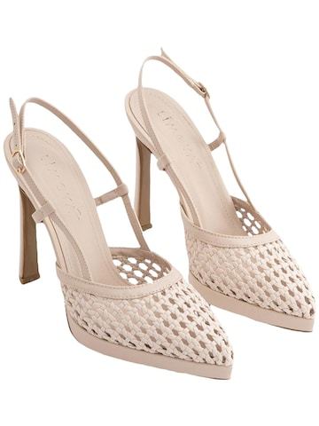 Limoya Slingback Pumps 'Damen-Absätze' in Beige