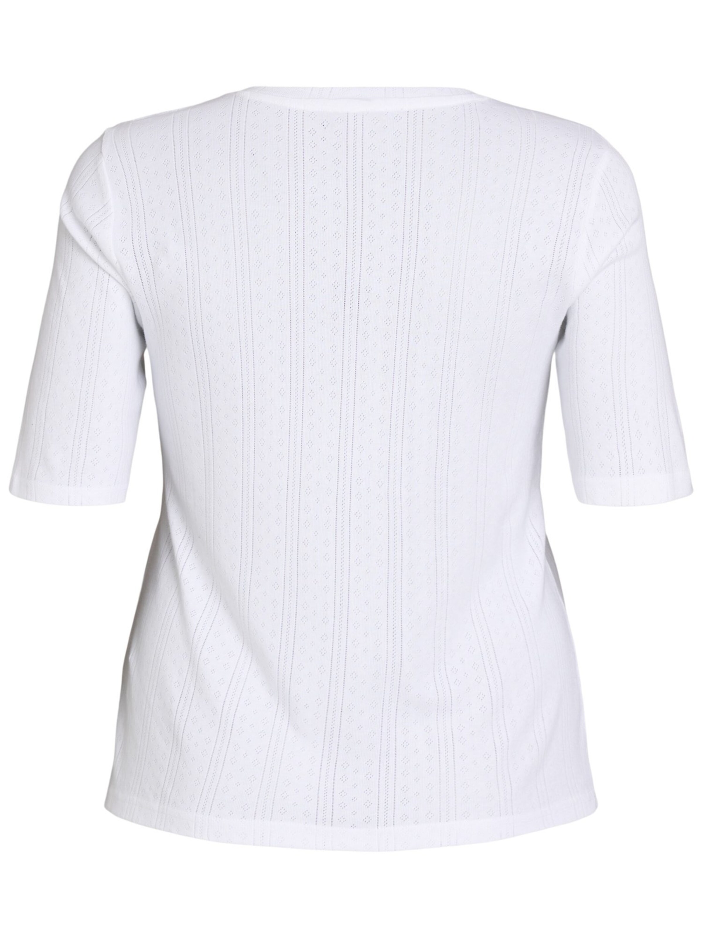 Zizzi Μπλουζάκι 'Mmia' σε λευκό