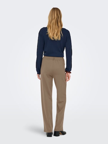 ONLY Loosefit Bandplooibroek 'ONLCORINNE' in Bruin