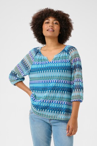 Cream Blouse 'CRCova ' in Blue: front