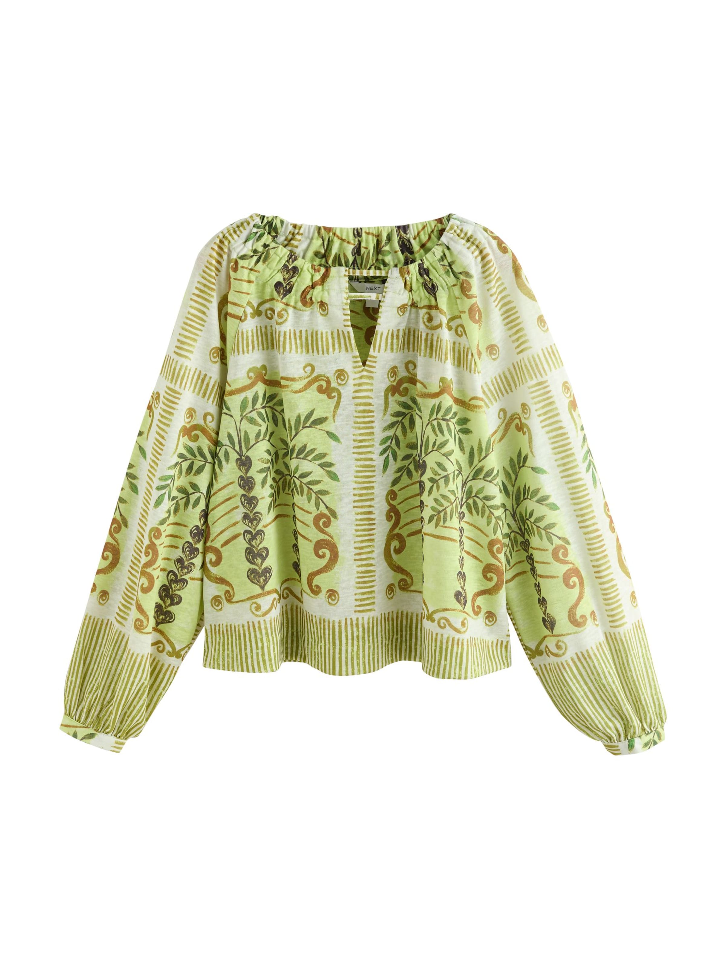 Next - Blusa em verde: frente