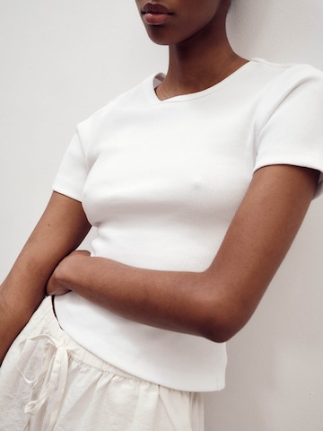 ABOUT YOU x Marie von Behrens Shirt 'Jill' in White