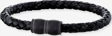 SAVE BRAVE Bracelet 'Aaron' in Black: front