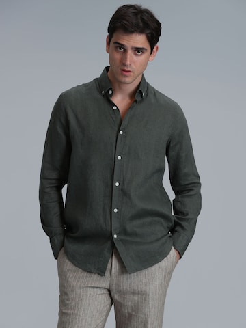Chemise Lufian en vert : devant
