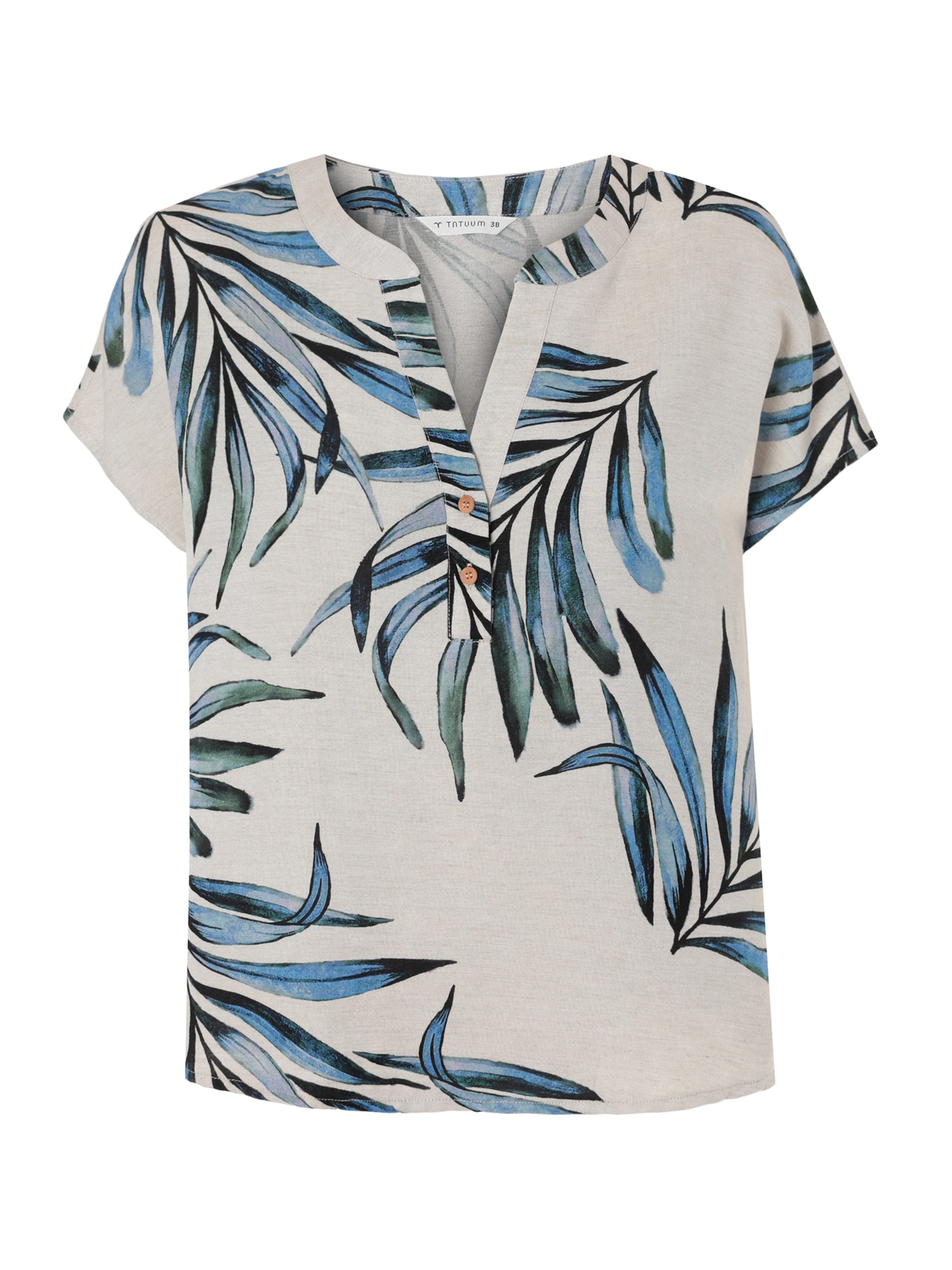 TATUUM Damen Gewebebluse SARAKINO 1 in Beige: Vorderseite