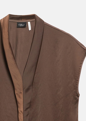T-shirt s.Oliver BLACK LABEL en marron