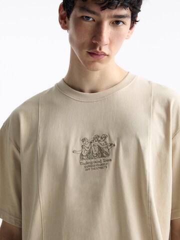 Pull&Bear T-Shirt in Beige