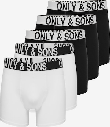 Only & Sons Boxershorts 'FITZ' in Zwart: voorkant