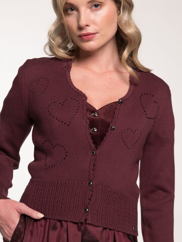 Cardigan 'Gosina' SPIETH & WENSKY en rouge