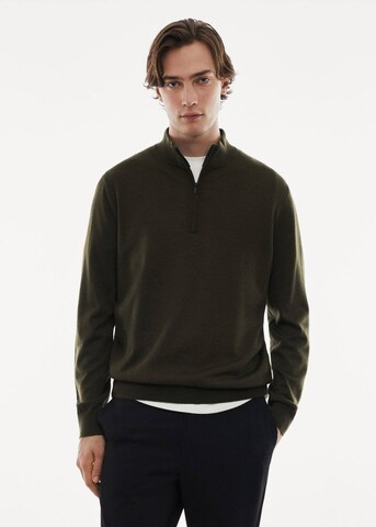 MANGO MAN Sweater 'Willyp' in Green: front
