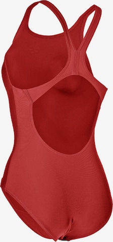 ARENA Bustier Športne enodelne kopalke 'DYNAMO' | rdeča barva