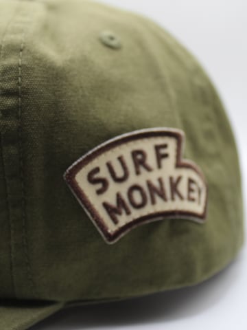 Surf Monkey Pet '5-Panel Cap Organic' in Groen