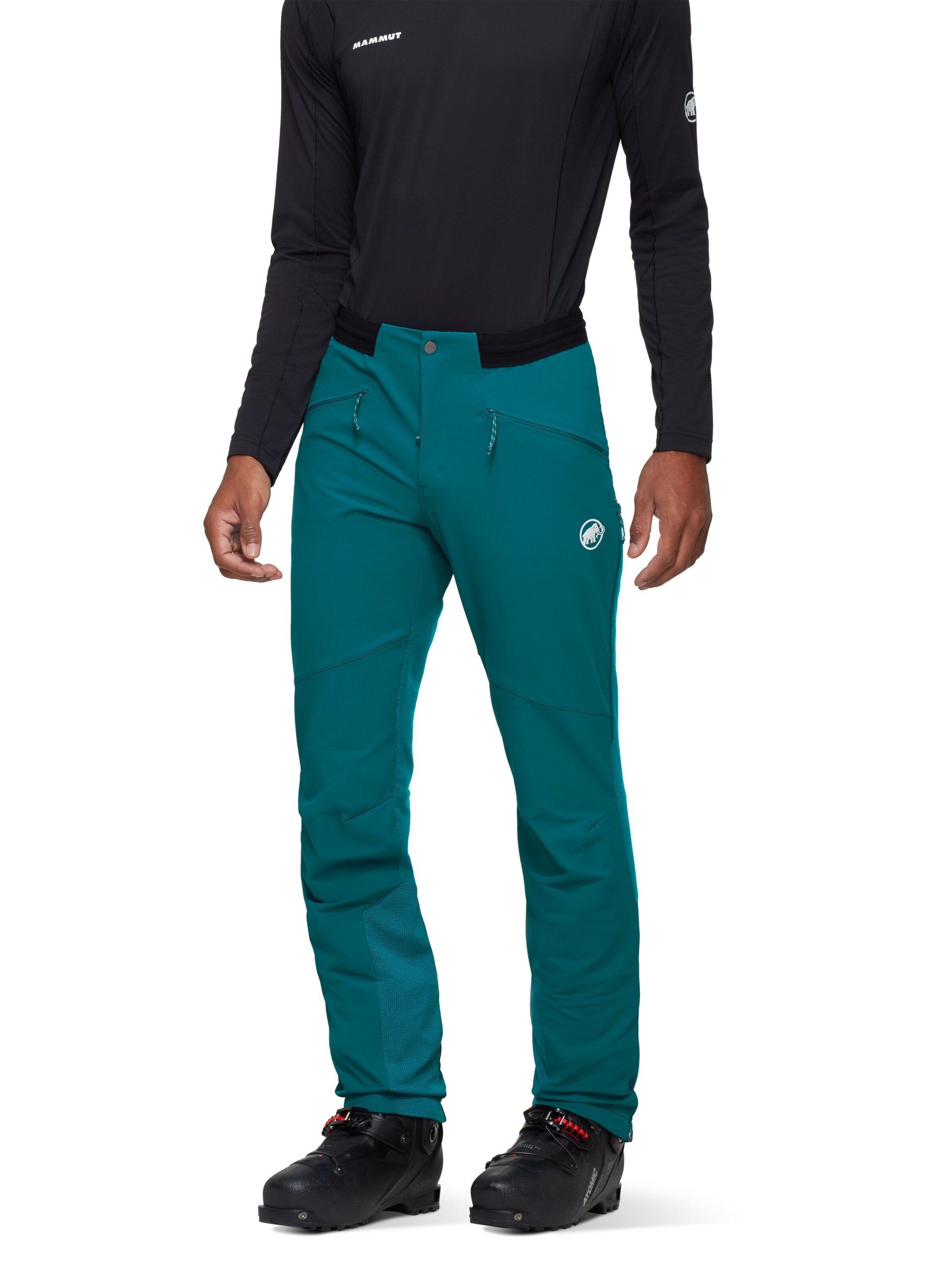 MAMMUT Regular Skihose 'Aenergy SO' in Grün: Vorderseite