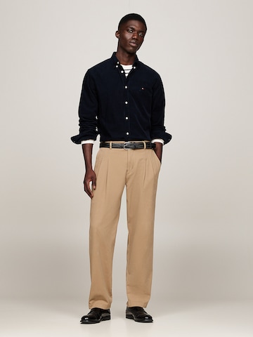 TOMMY HILFIGER Regular Fit Hemd in Schwarz