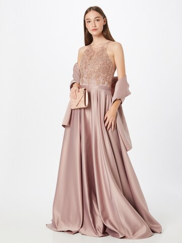 mascara Evening Dress in Pink