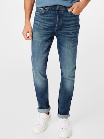 River Island Regular Jeans in Blauw: voorkant