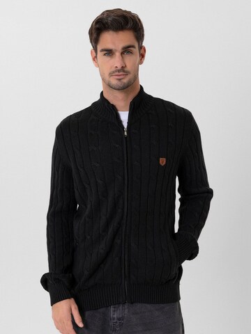 Vestes en maille 'Faber' Jacey Quinn en noir : devant