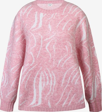 ze-ze Trui 'Catri 051' in Roze: voorkant