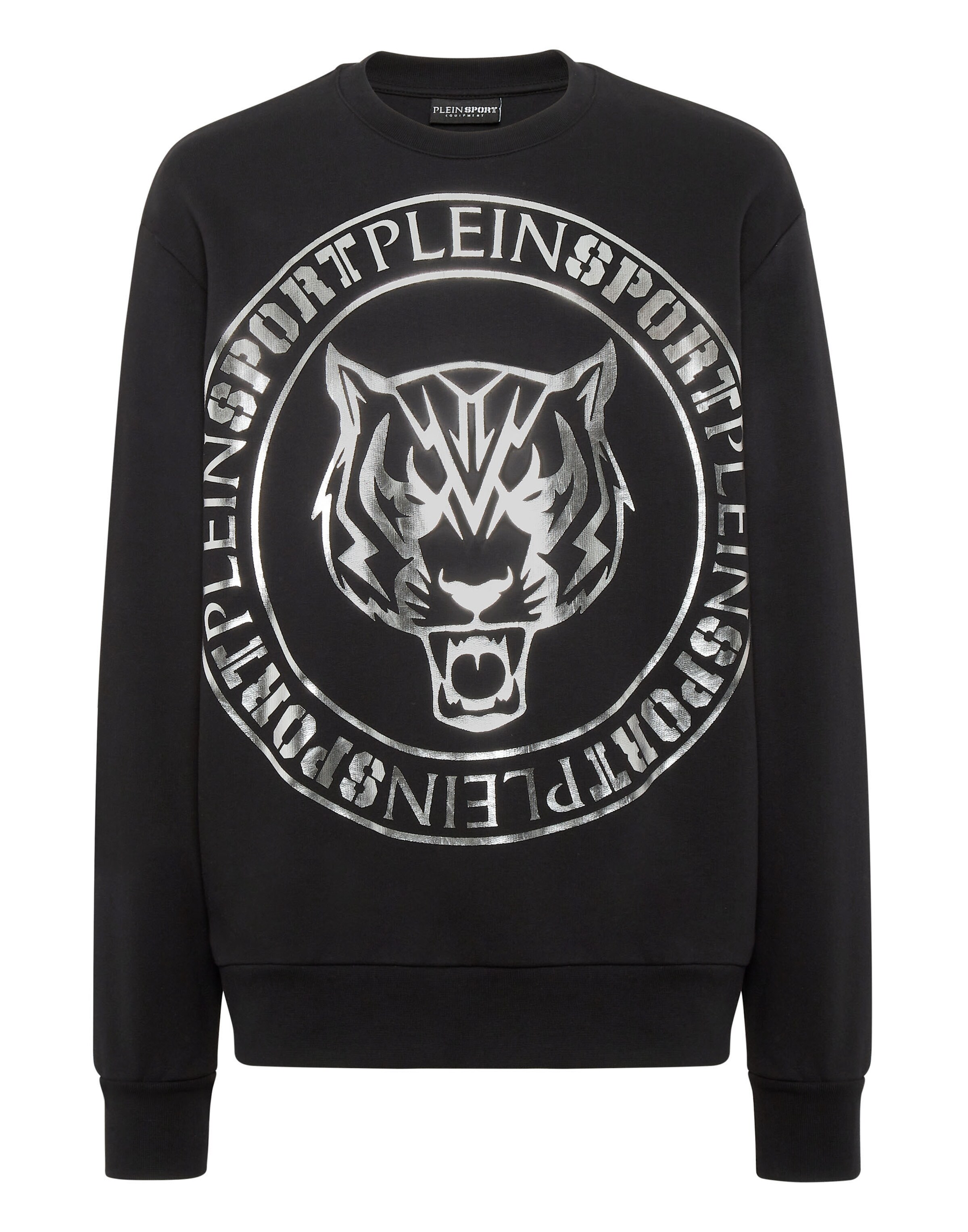 Plein Sport Sweatshirt 'Tiger' in Black / White, Item view