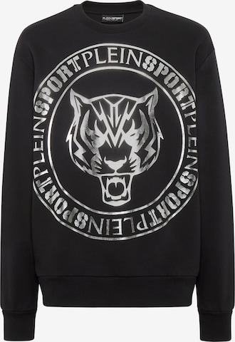 Plein Sport Sweatshirt 'Tiger' in Black: front