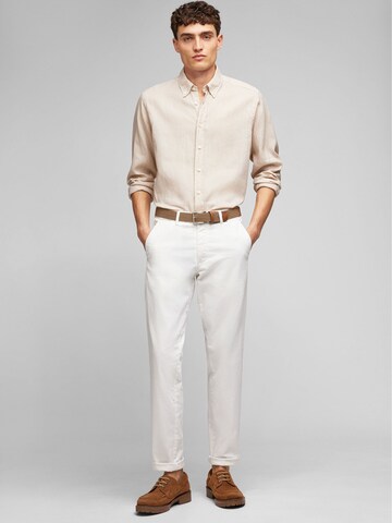 HECHTER PARIS Regular Fit Hemd in Beige